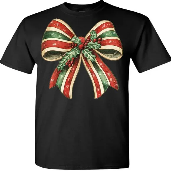 Christmas Bow Graphic Tees - Picture 10 of 16